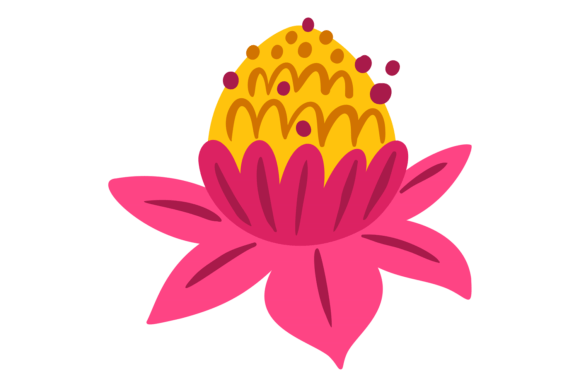 Download Colorful Flower. Exotic Floral Element. - Flower Collection