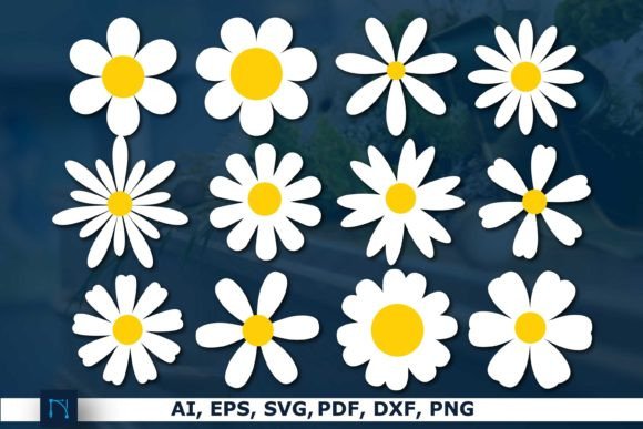 Download Daisy Flower SVG Bundle for Cricut - Flower Collection