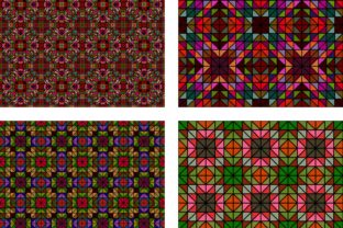Download 4 Seamless Mosaic Patterns - Patterns Collection
