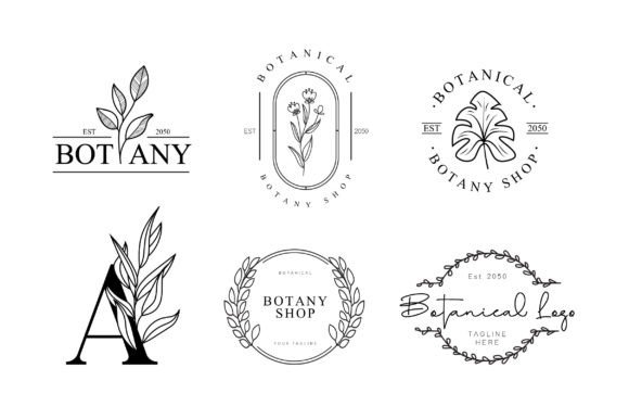 Download Botanical Logos Kit Pack - Botanical Collection