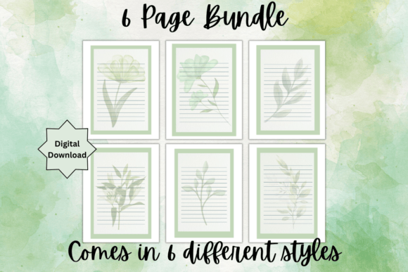 Download Botanical Stationery - Botanical Collection
