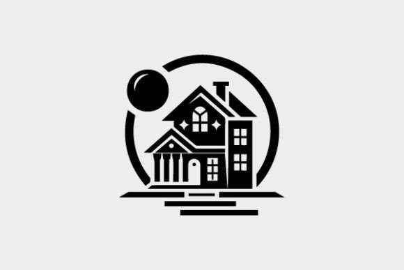 Download House Icon Coloring Page Black and White - Black and white Collection