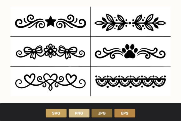 Download Ornamental Borders Black and White - Black and white Collection