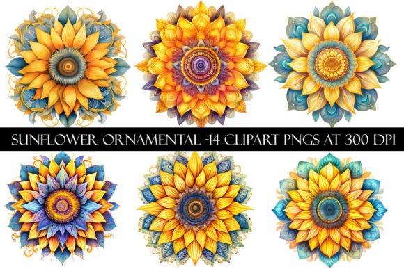 Download Sunflower Ornamental Clipart - Flower Collection