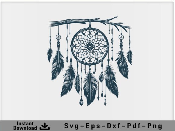 Download Dreamcatcher SVG Vector Silhouette File - Dreamcatcher svg Collection