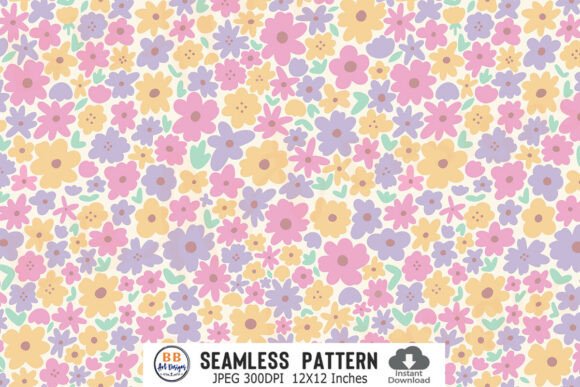 Download Spring Flower Pattern Floral Seamless - Flower Collection