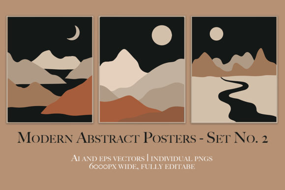 Download Abstract Modern Boho Wall Art No. 2 - Modern Collection