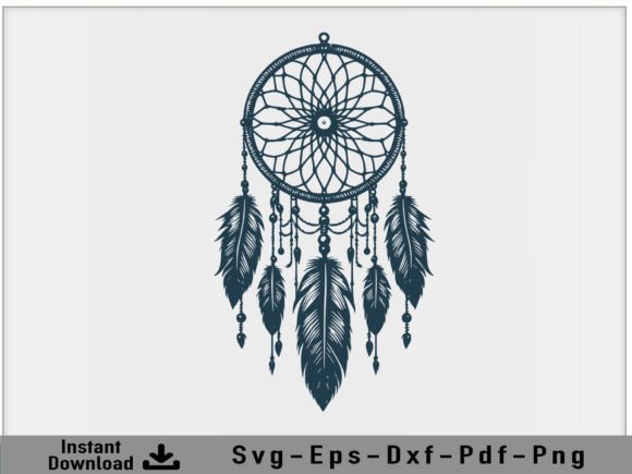 Download Dreamcatcher SVG Vector Silhouette File - Dreamcatcher svg Collection