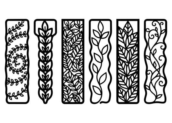 Download Botanical Leaf Bookmark EPS Bundle - Botanical Collection